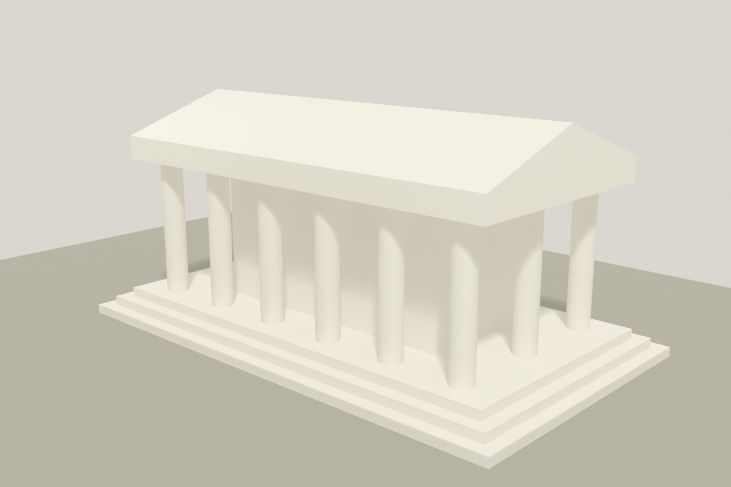 Placeholder: peristyle temple
